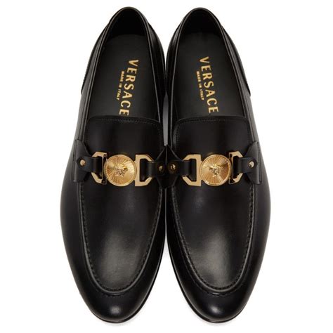 mens versace formal shoes|Versace collection men's loafers shoes.